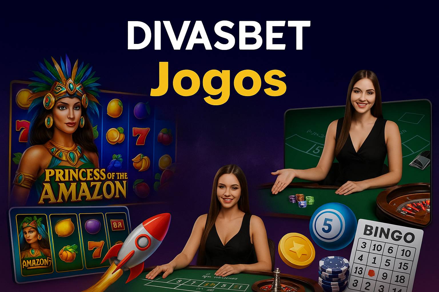Jogos de cassino online inovadores e emocionantes na DIVASBET