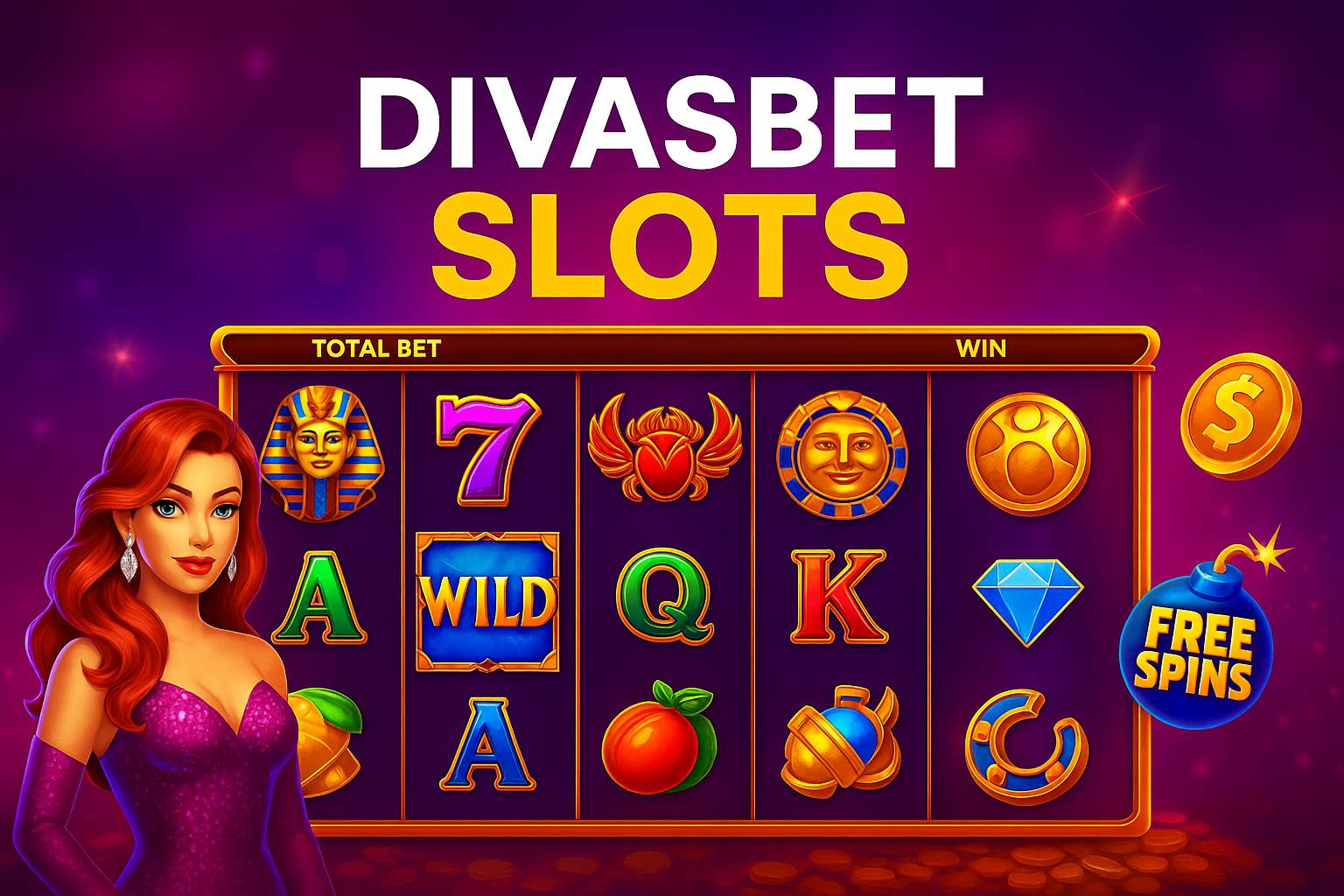Explore o mundo das slot machines no DIVASBET Casino
